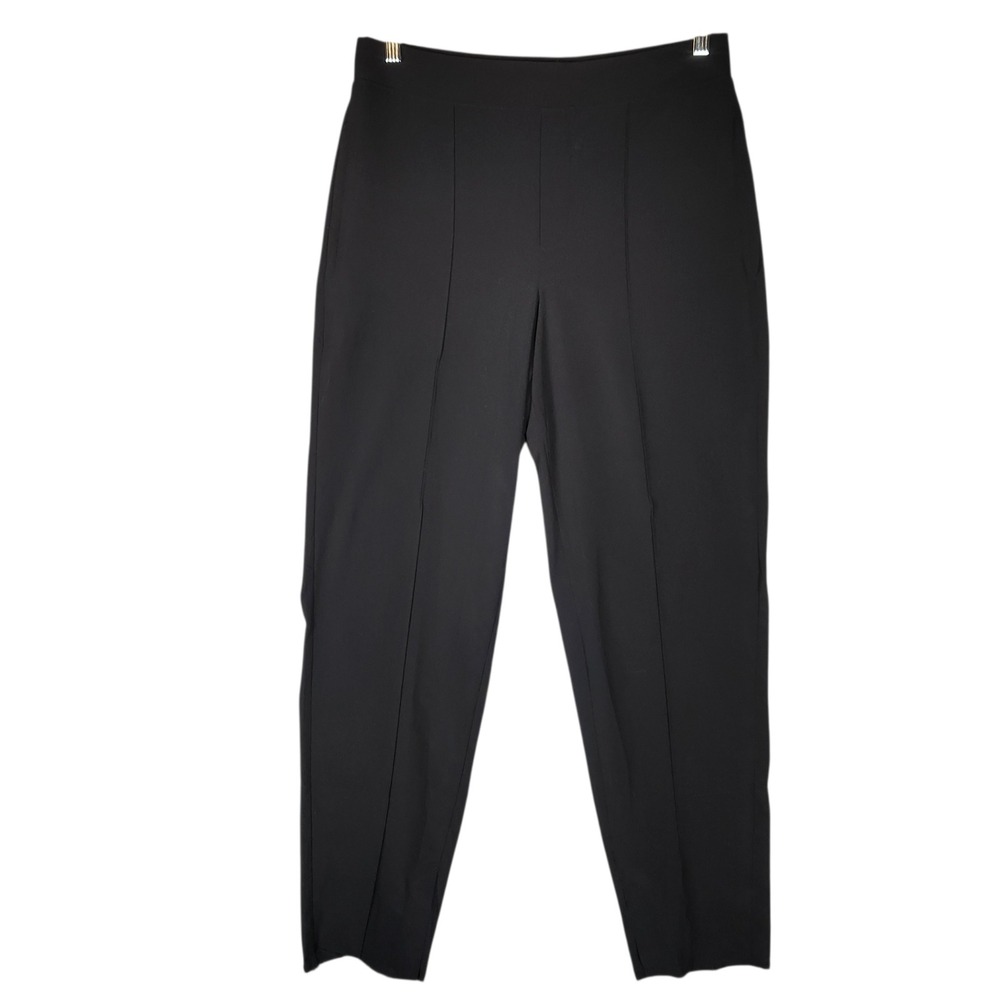 Athleta Stellar Tapered Trouser 10 Tall Black Pintuck Stretch Pant